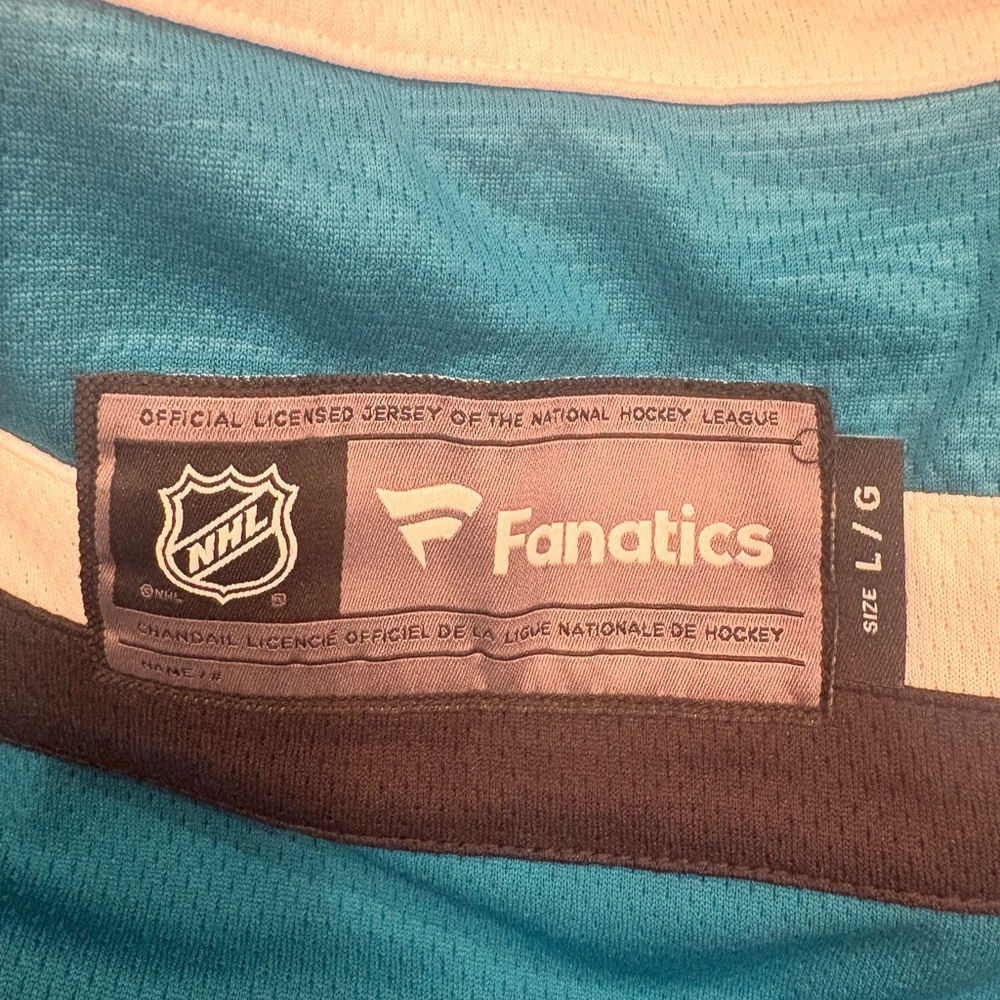 NWT San Jose Sharks Breakaway Jersey - Picture 3 of 7